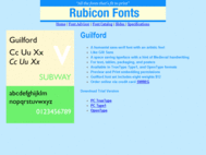 Guilford Fonts TT screenshot